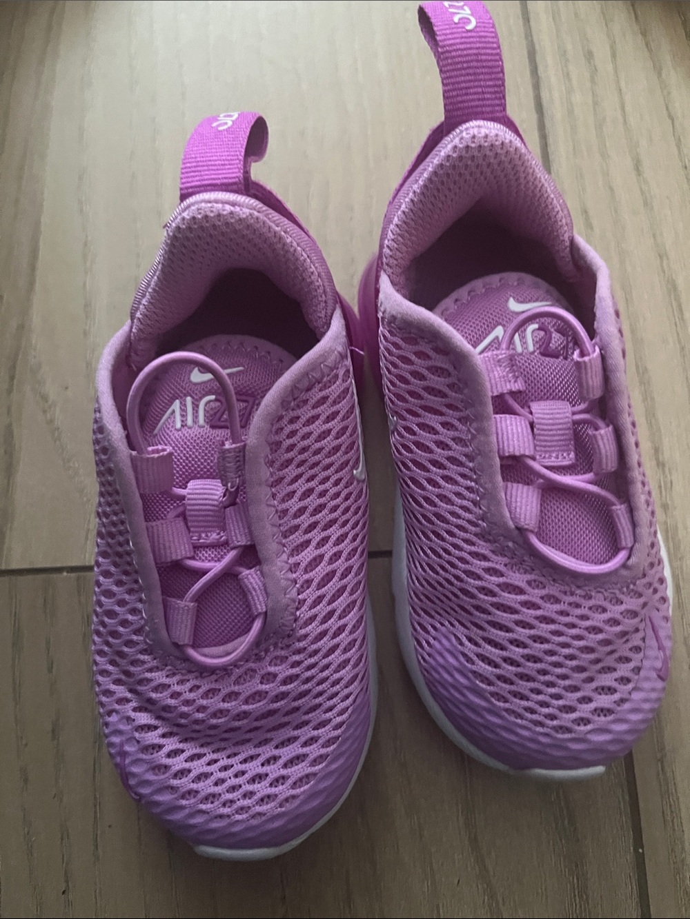 Nike Kids Pink Mesh Slip-On Sneakers